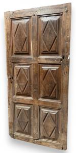 PTCI561 - Porta antiga de nogueira, século XVIII, medidas cm L 90 x A 185